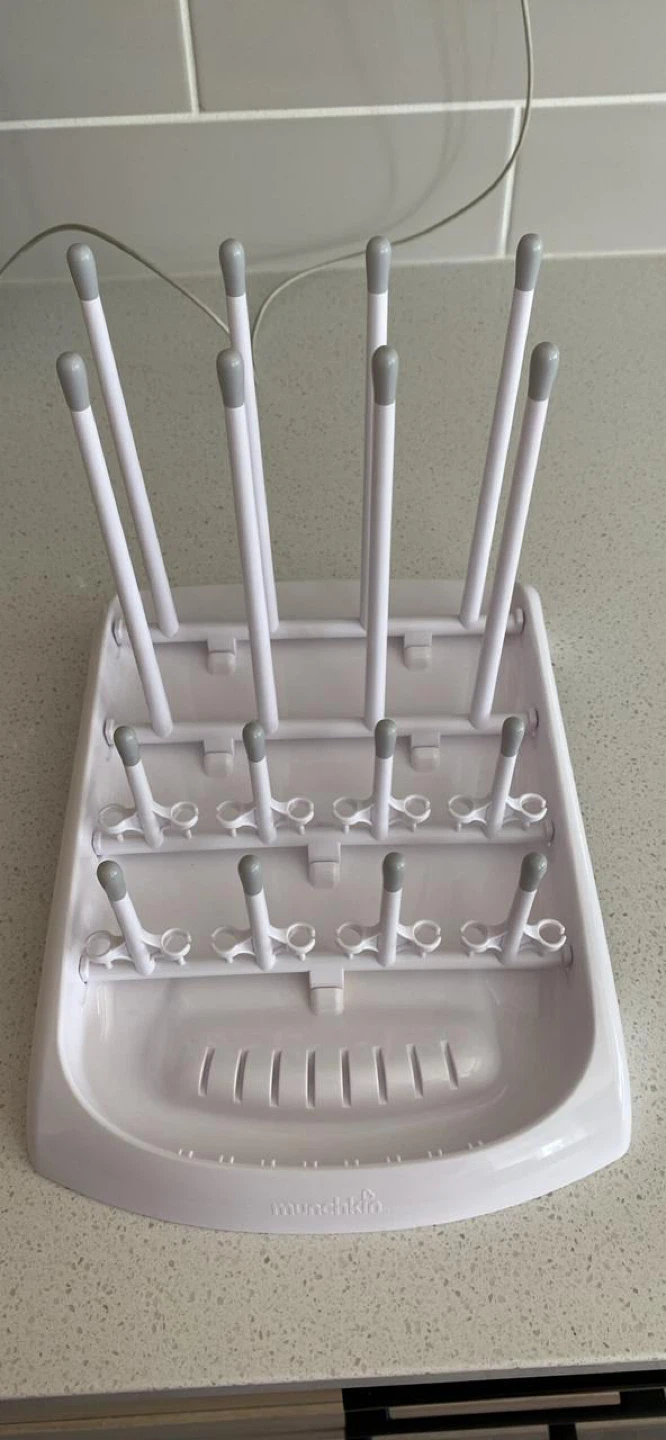 Munchkin White Baby Bottle Drying Rack