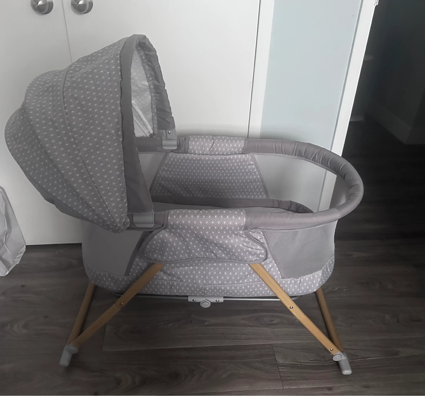 Baby Bassinet Grey
