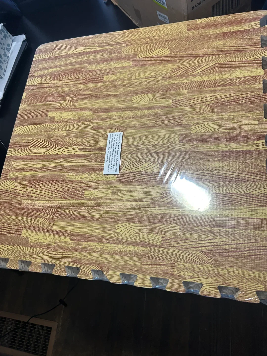 Sorbus 80 Sq. Ft. Wood Grain Floor Tiles Foam  Interlocking - photo 3