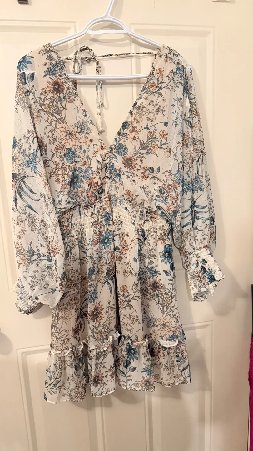 Floral Mini Dress Size S/M