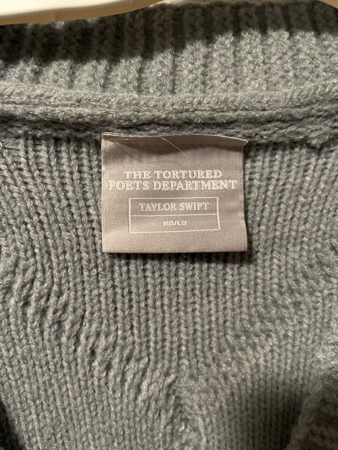 Taylor Swift The Tortured Poets Department Cardigan MD/LG - photo 2