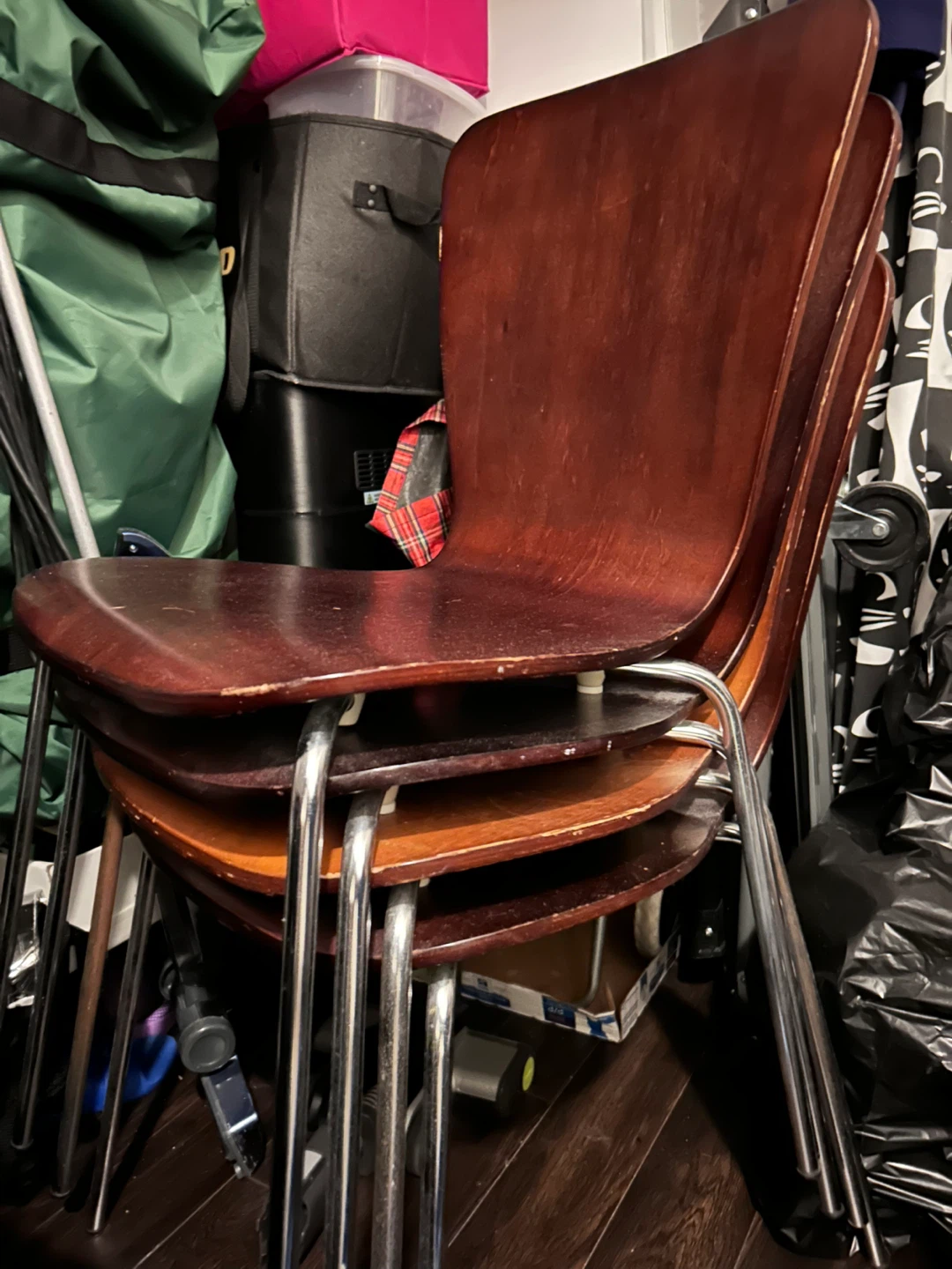 FREE!! 4 Wooden Chairs