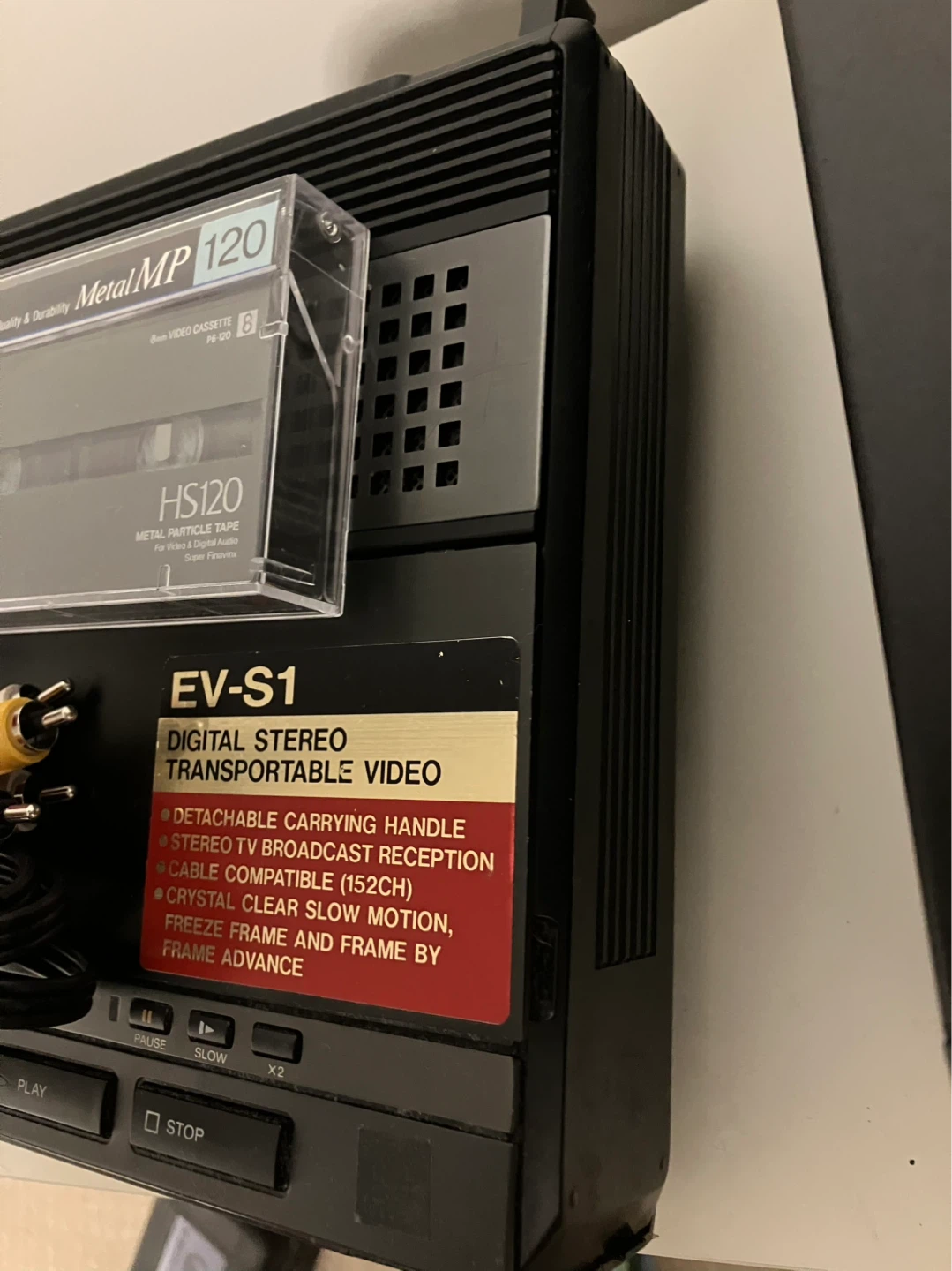 Rare Sony VCR player video 8 EV-S1 complete set - photo 4
