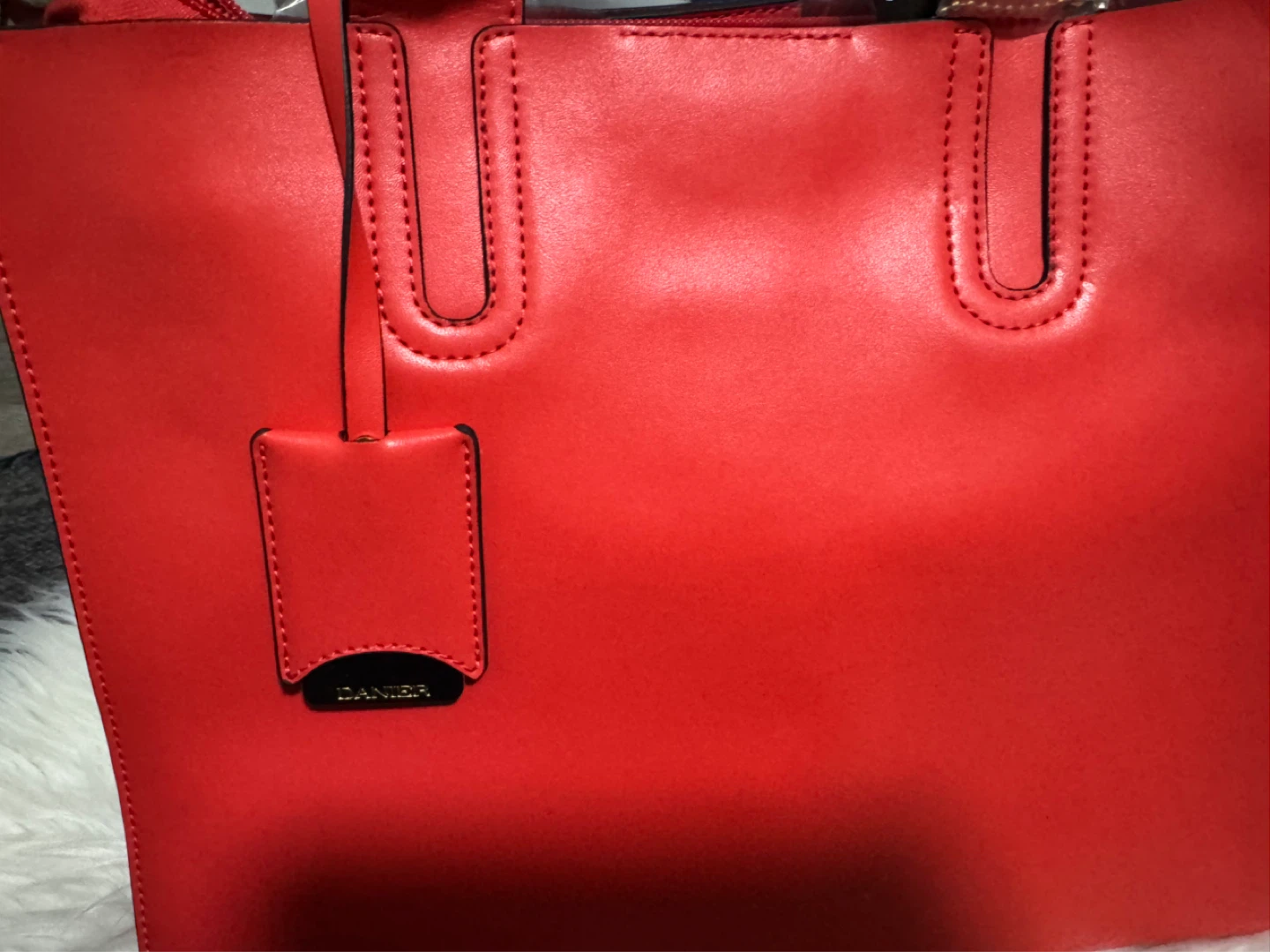 Danier Lina Tote Bag - Coral