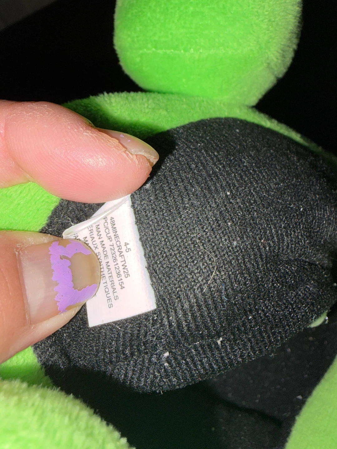 Minecraft Creeper Slippers Size 4-5 - photo 3