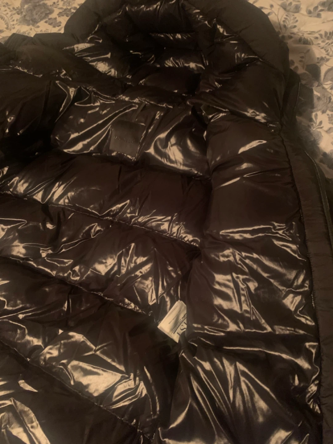 Moncler Black Down Puffer Jacket with Hood - photo 2