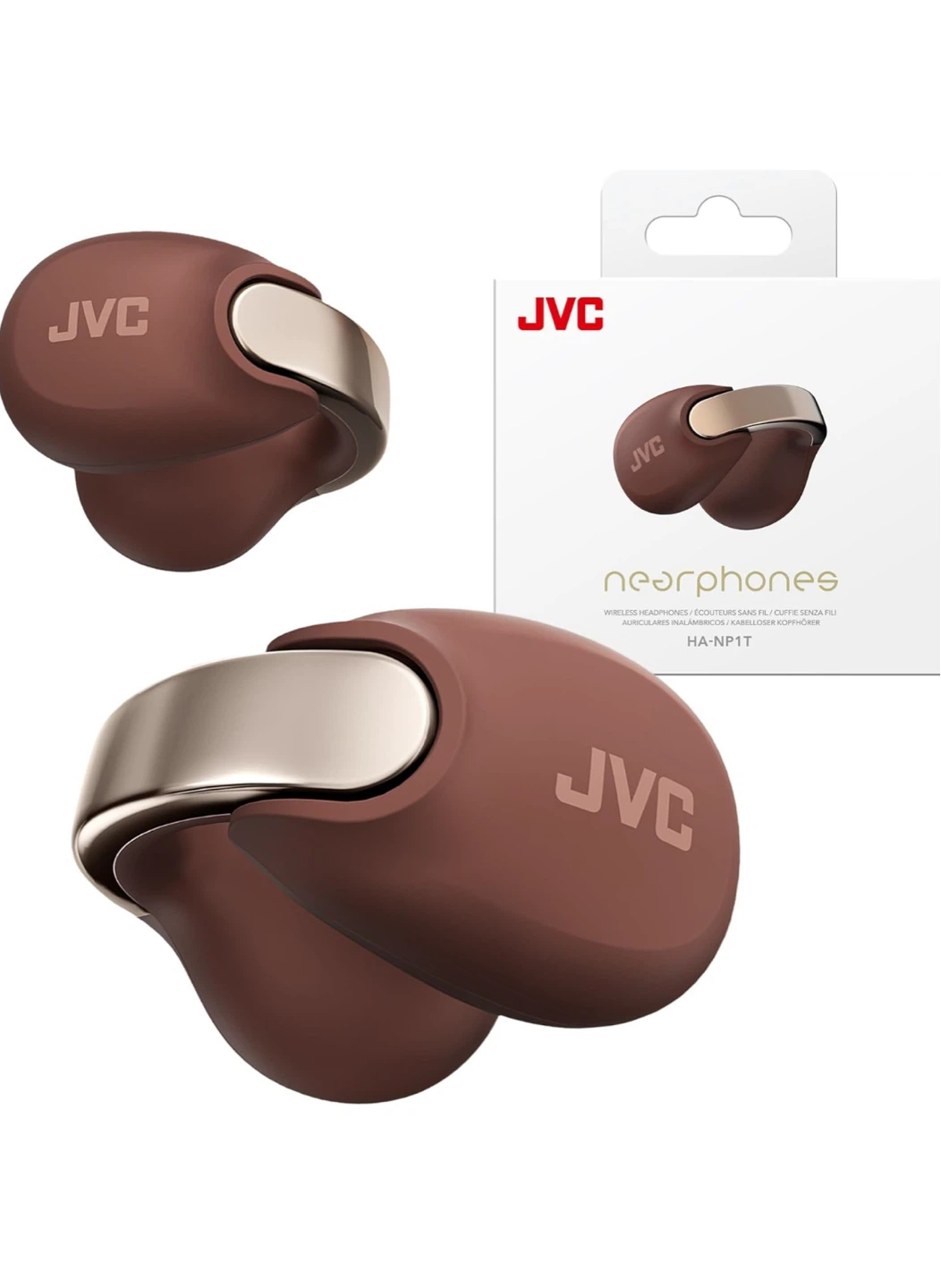 JVC nearphones Open Ear-Cuffs Wireless Headphones