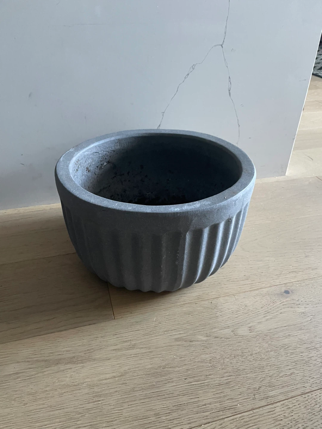 Round Cement Planter Pot