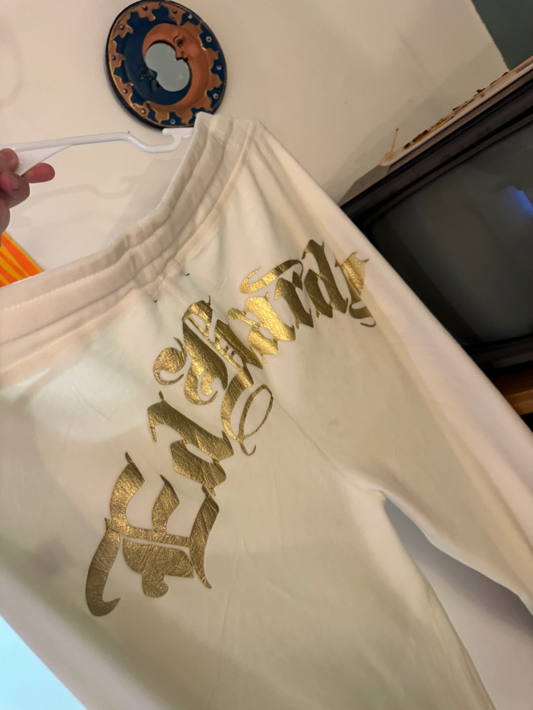 Ed Hardy Sweatpants - Cream - Size L - photo 3