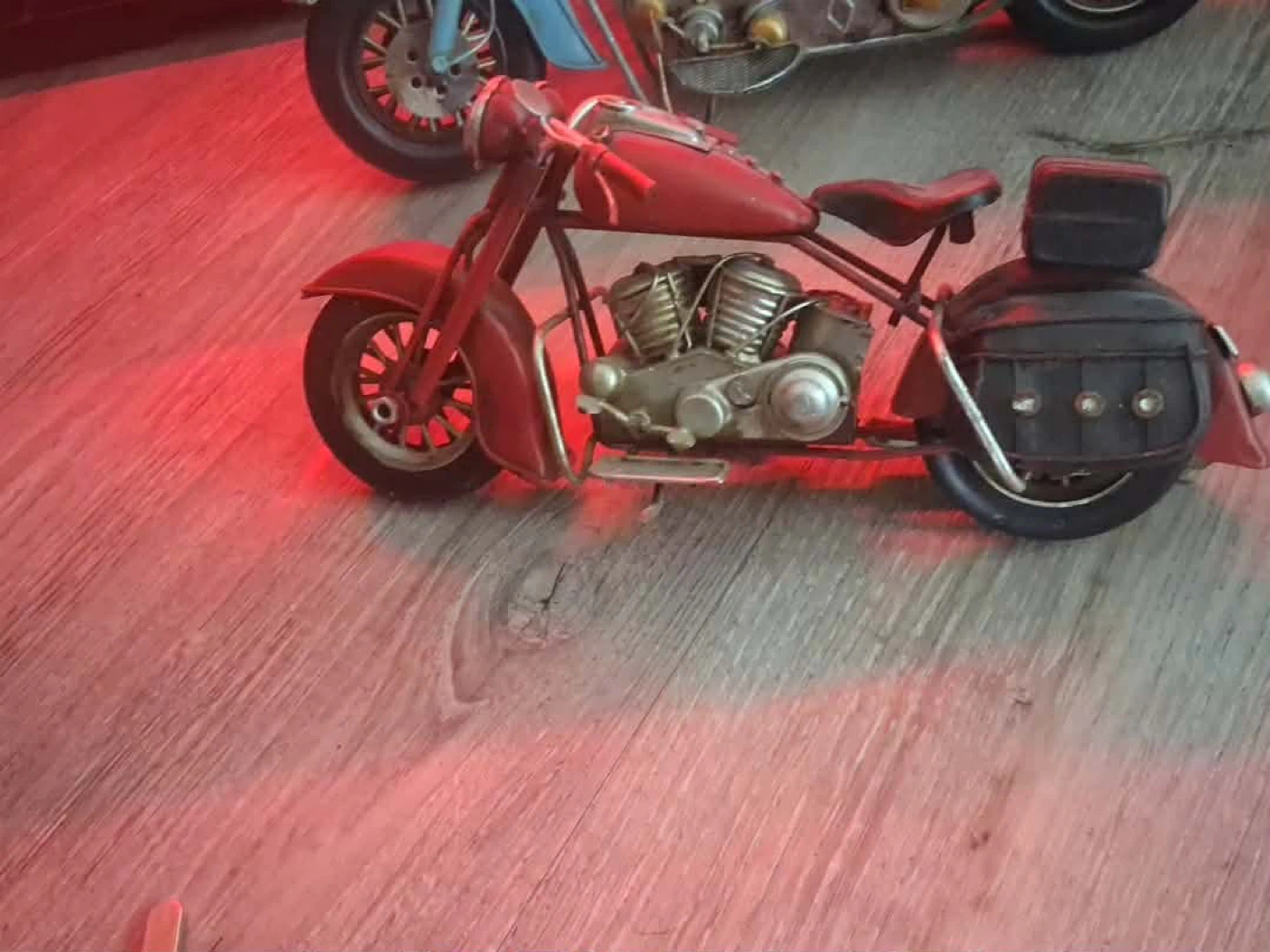 Indian Motorcycle Metal Display Model - Blue - photo 3