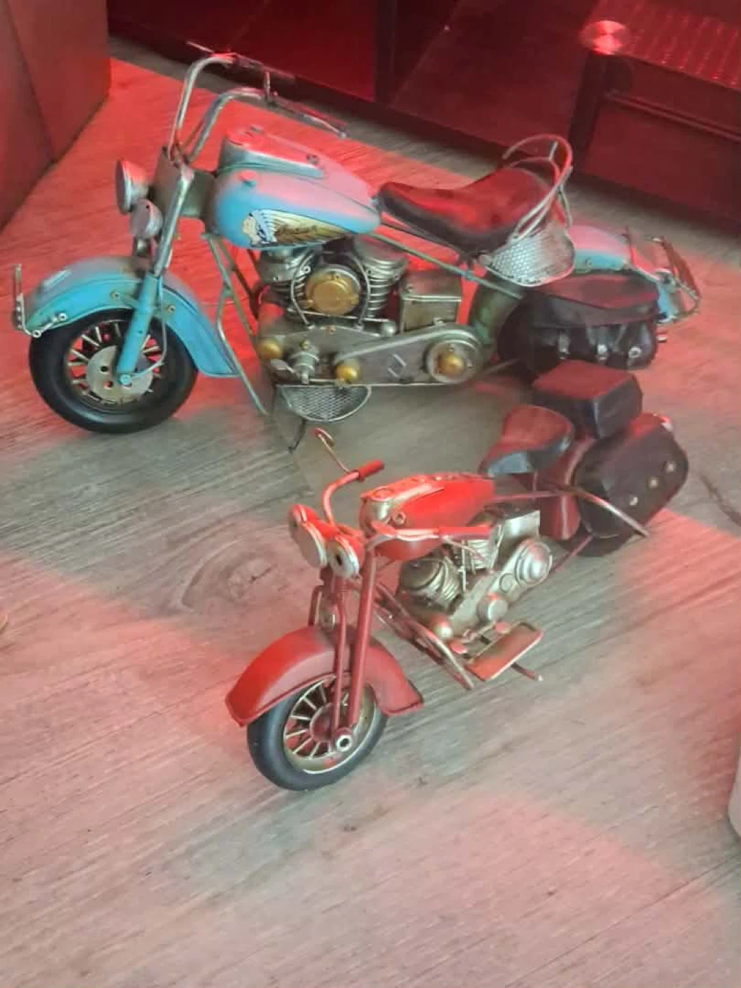 Indian Motorcycle Metal Display Model - Blue - photo 2