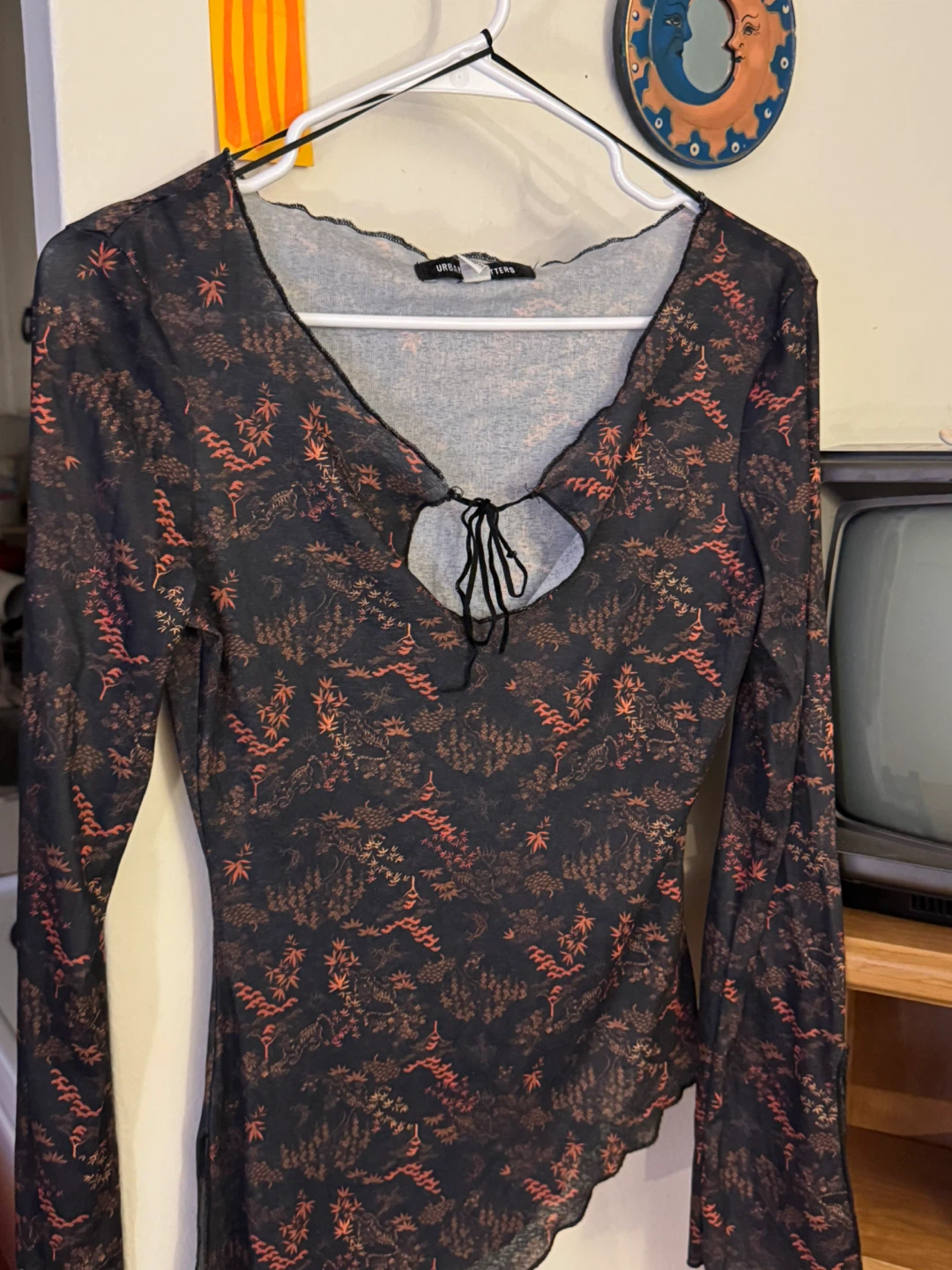 Urban Outfitters Mesh Long Sleeve Top Size M - photo 2