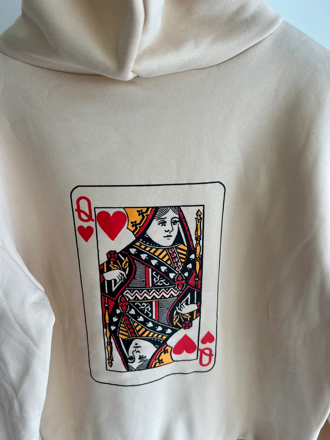 Cream Queen of Hearts Hoodie - Shein - photo 4