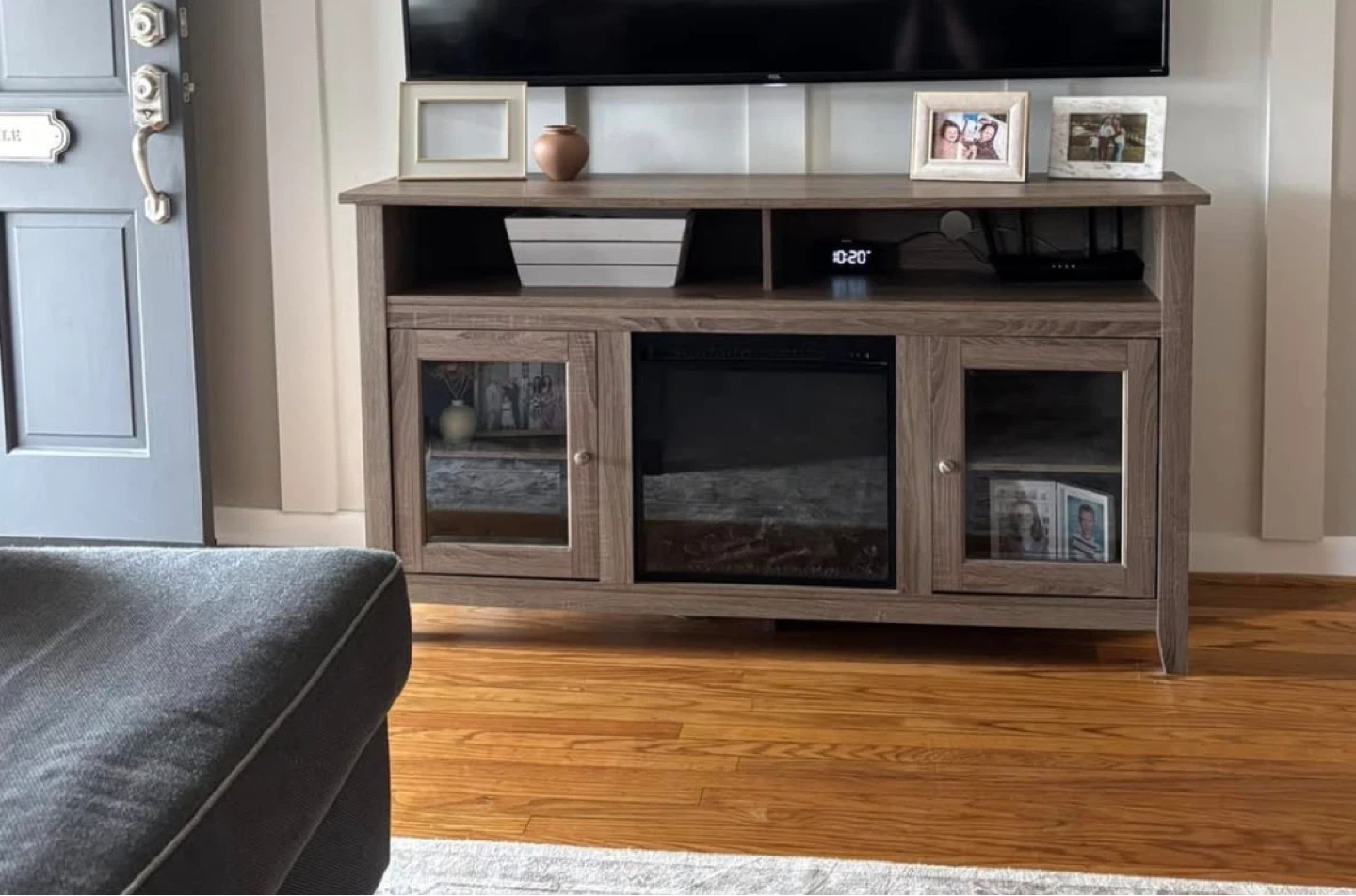 TV Stand with Electric Fireplace