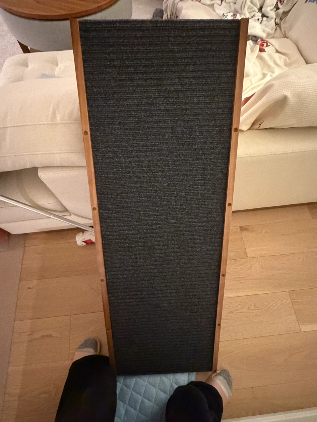 Wooden Pet Ramp with Carpet Surface