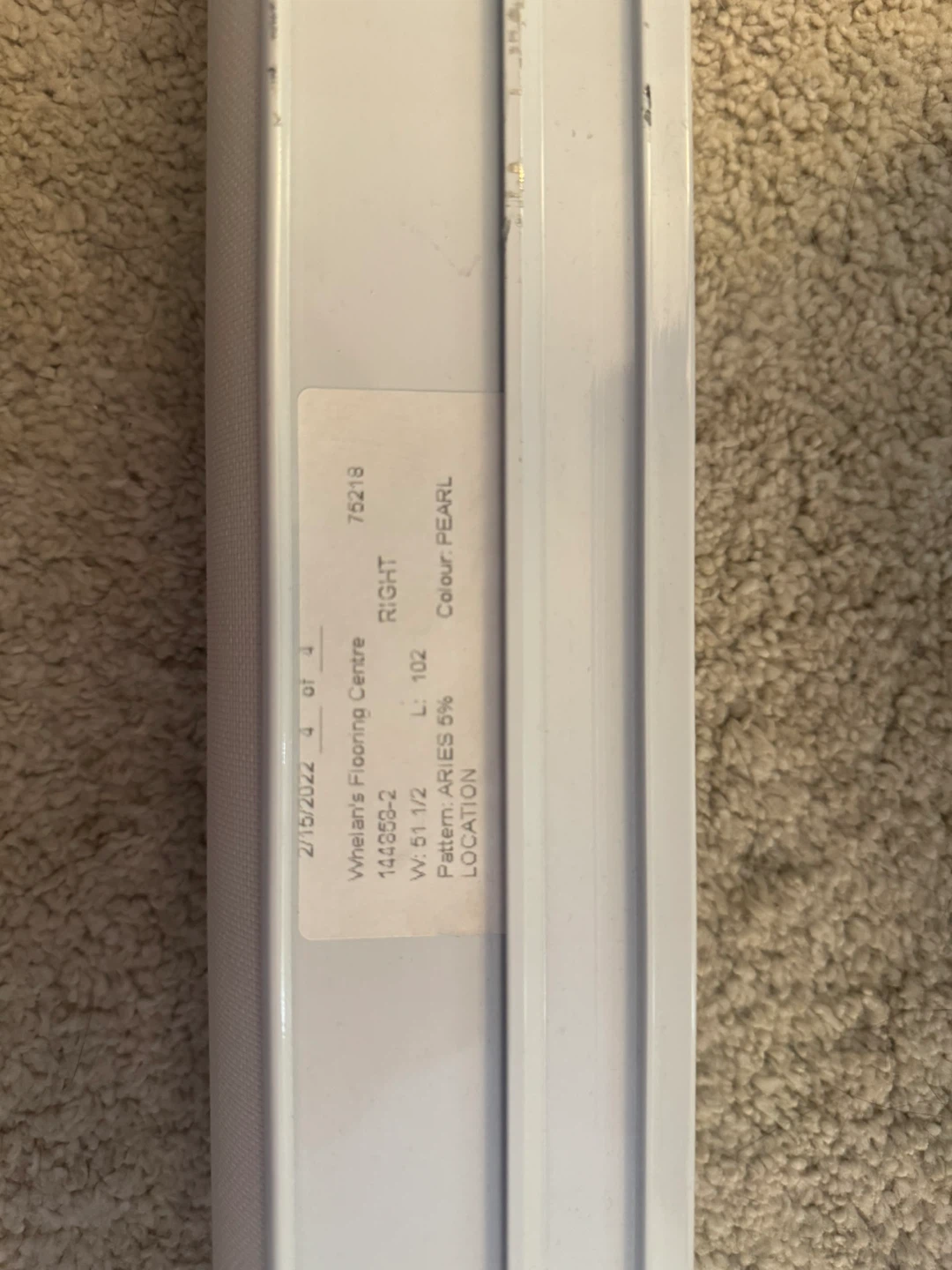 Pearl Roller Blind