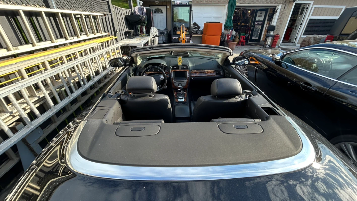 Black Jaguar XK Convertible