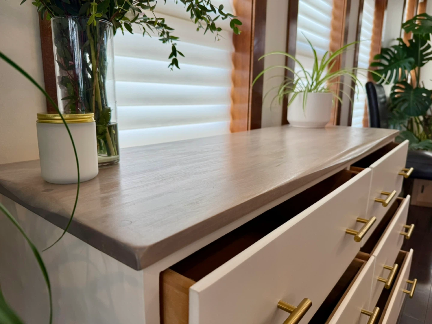 Refinished Vintage Dresser – Modern Farmhouse Style - photo 3