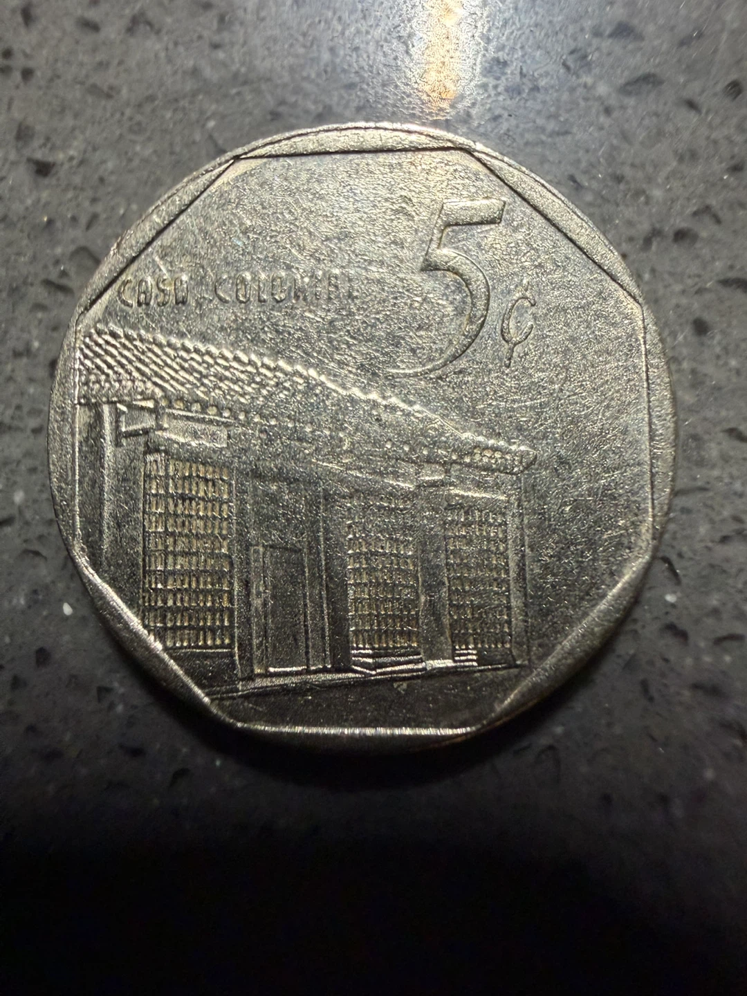 Cuba 5 Centavos Coin 1998