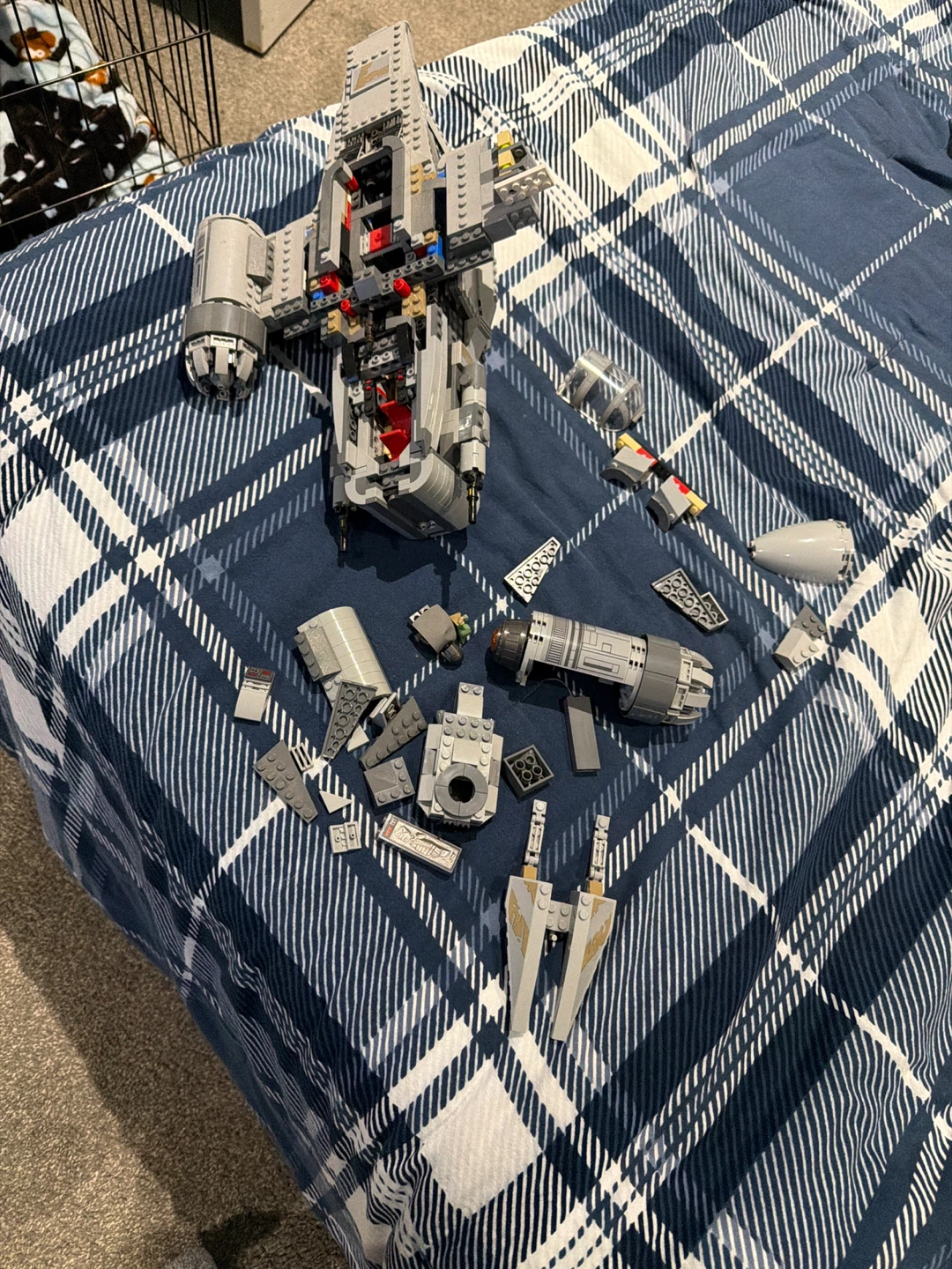 LEGO Star Wars The Razor Crest Set opened Willing to negotiate