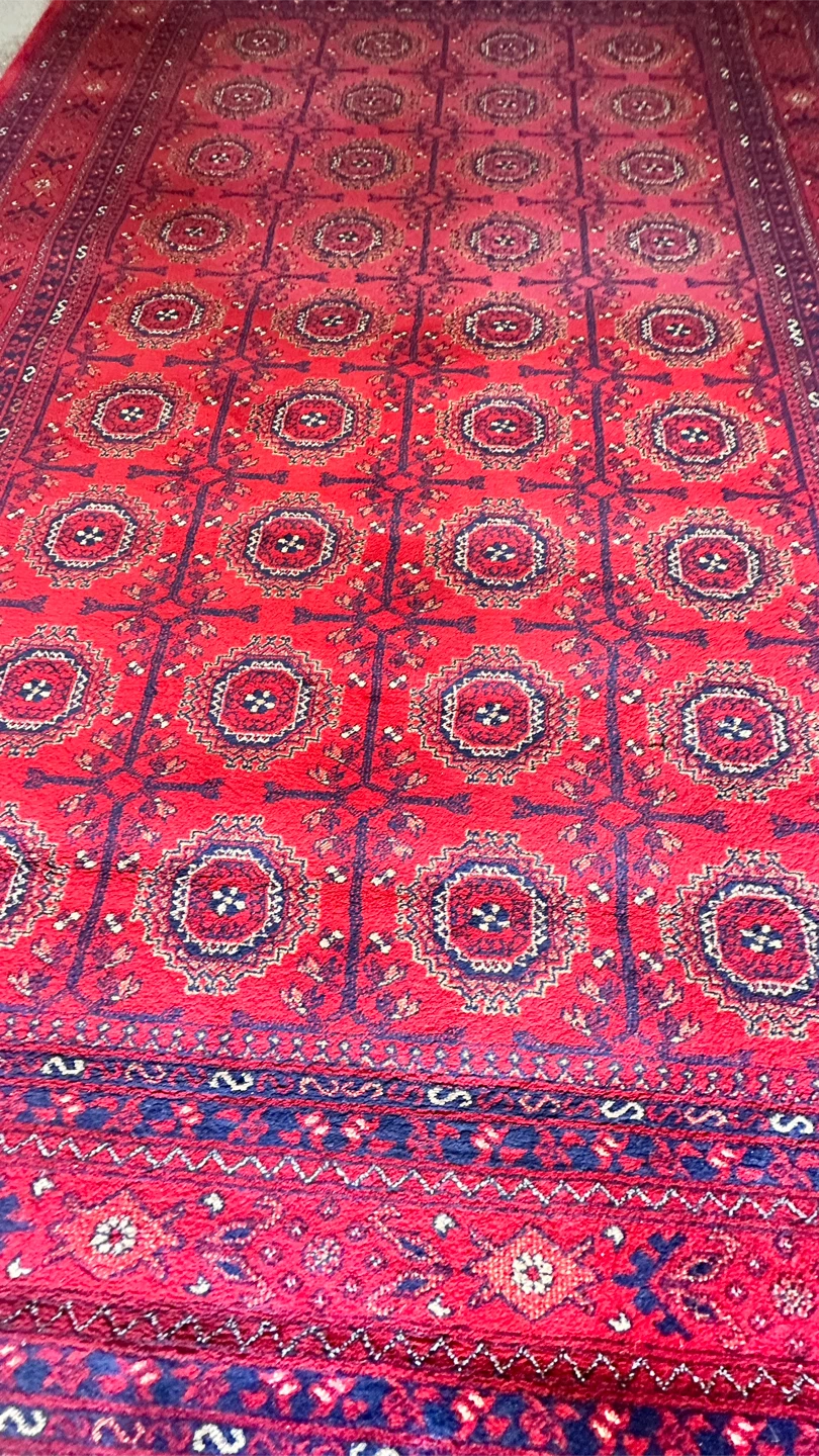 Beautiful Afghan-style area rug in rich traditional patterns. - photo 4