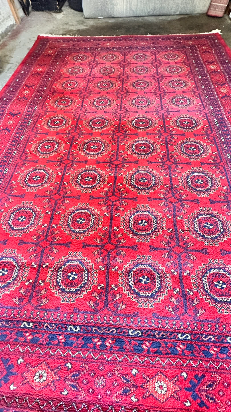 Beautiful Afghan-style area rug in rich traditional patterns. - photo 5