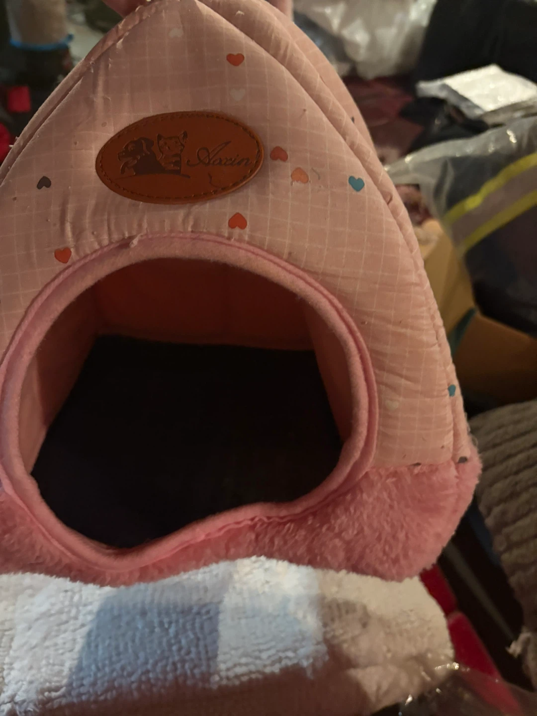 Aoxin Pink Pet Tent Bed