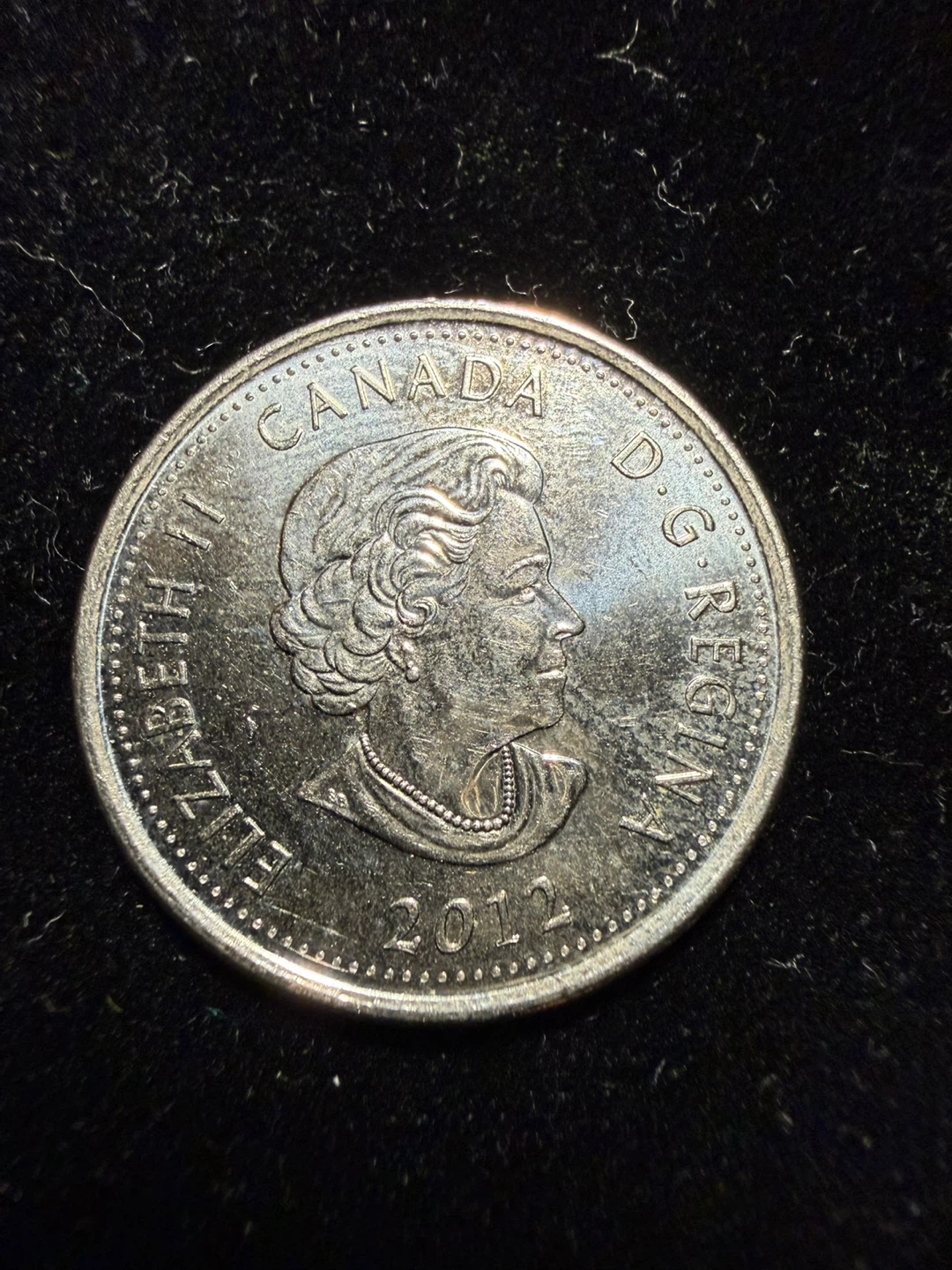 2012 Canada 25 Cents Tecumseh Coin - photo 2