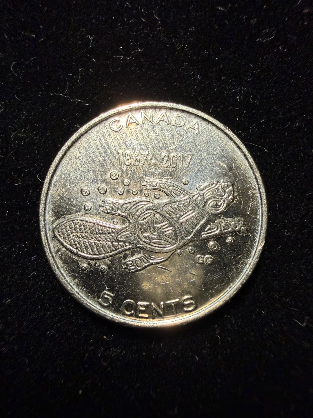 Canada 5 Cent Coin 1867-2017