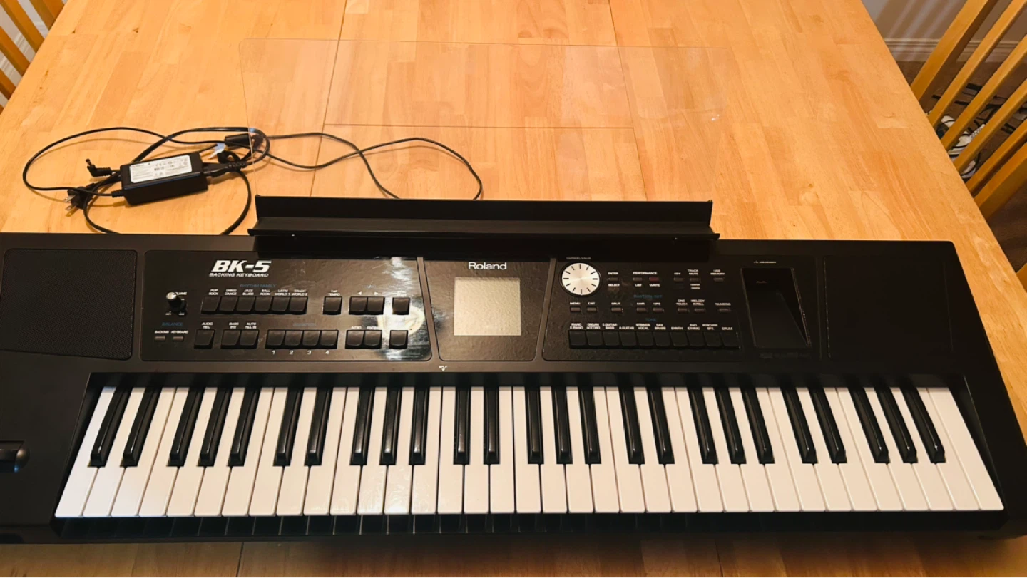 Roland BK-5 Keyboard with Power Adapter - photo 3