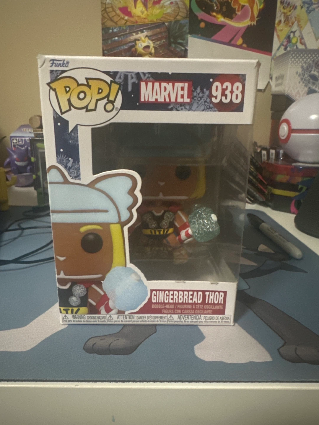 Funko Pop! Marvel Gingerbread Thor Vinyl Figure #938 - photo 3