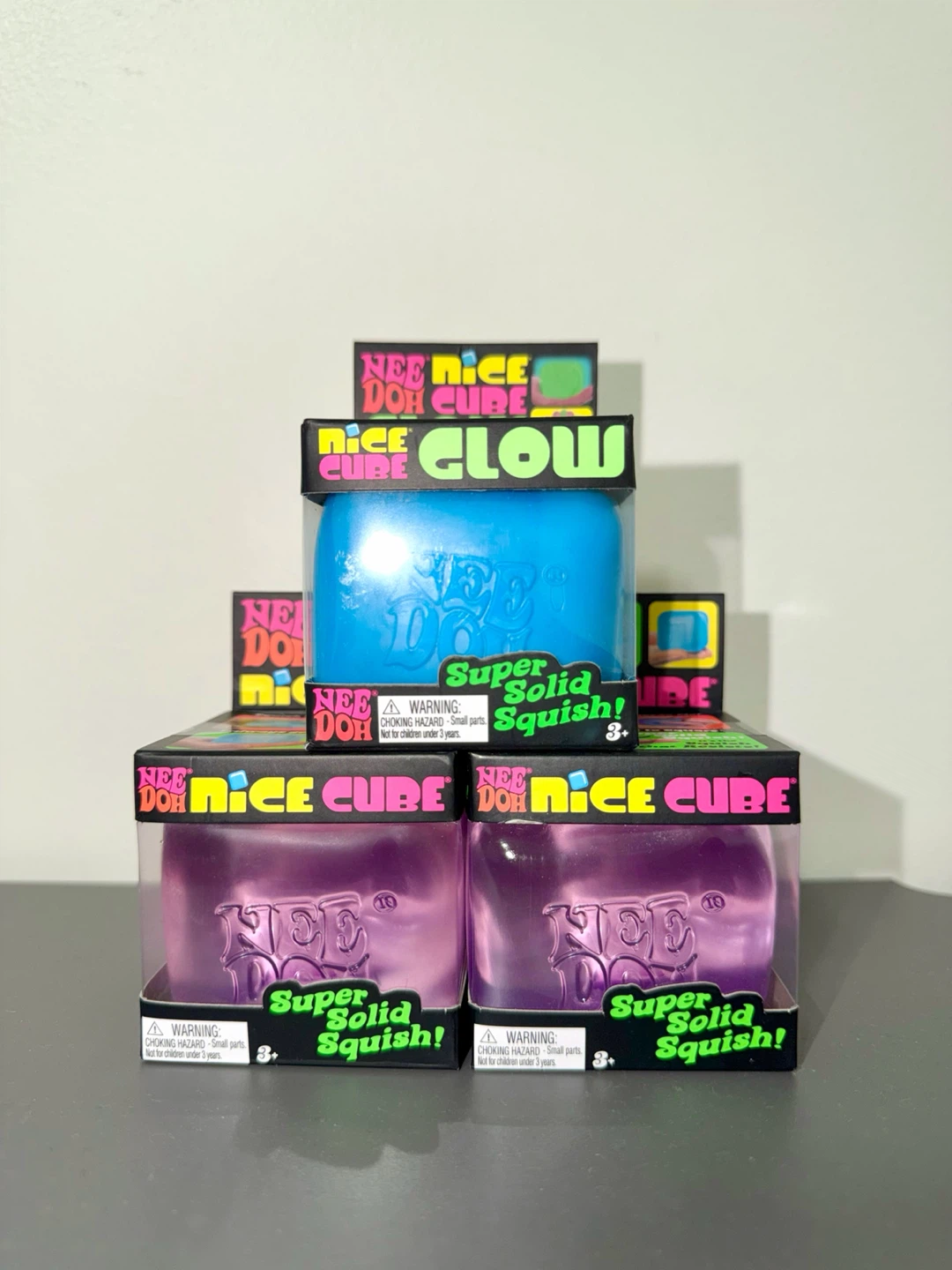 NeeDoh Nice Cube (purple & glow in the dark) - photo 2