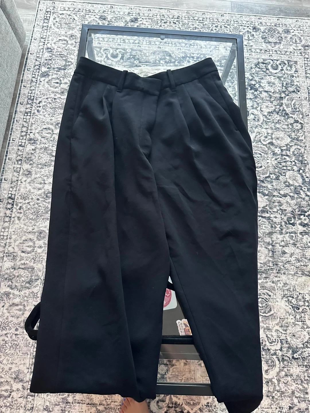 Black Wide Leg Trousers