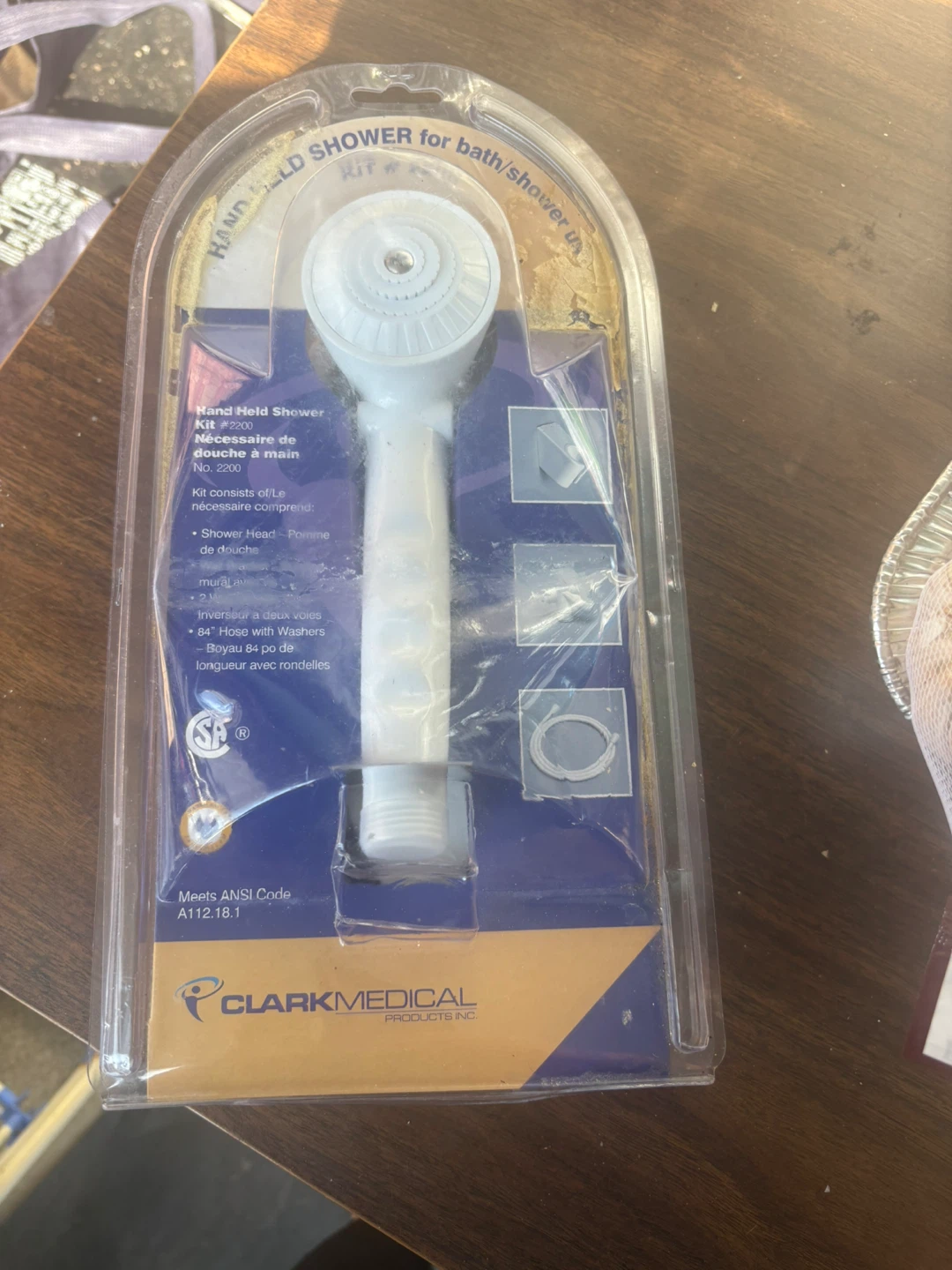Clark Medical Hand Held Shower Kit #2200