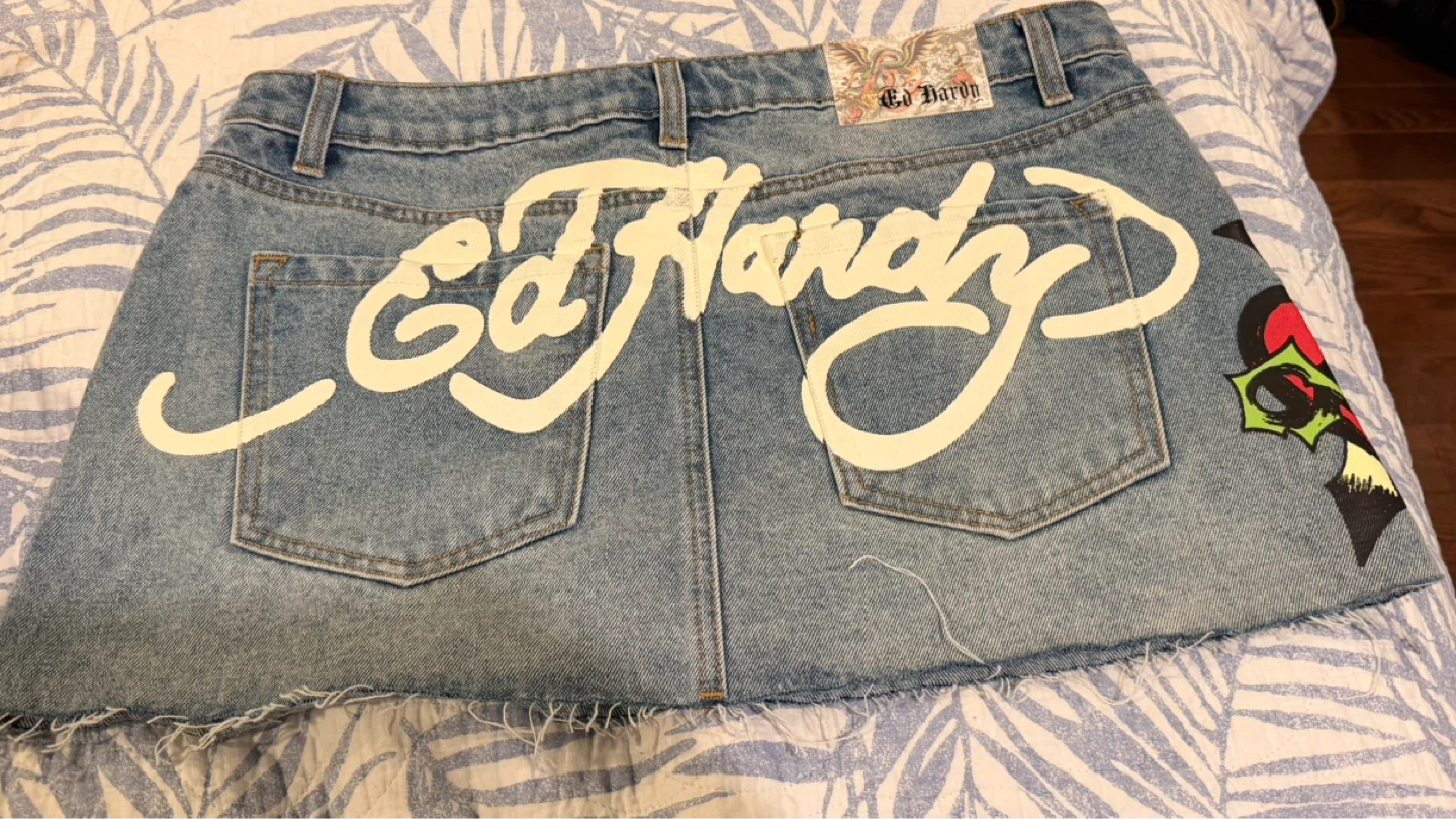 Ed Hardy Denim Skirt - photo 3