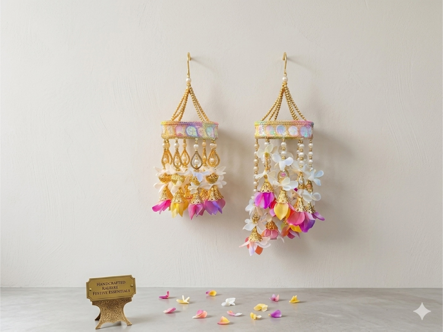 Handcrafted Rangoli Festive Essentials Hanging Decor