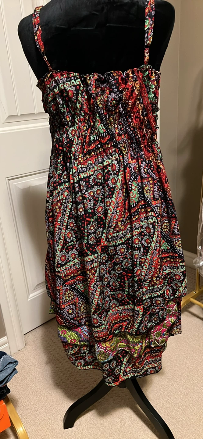 Boho Halter Neck Patterned Dress - photo 3