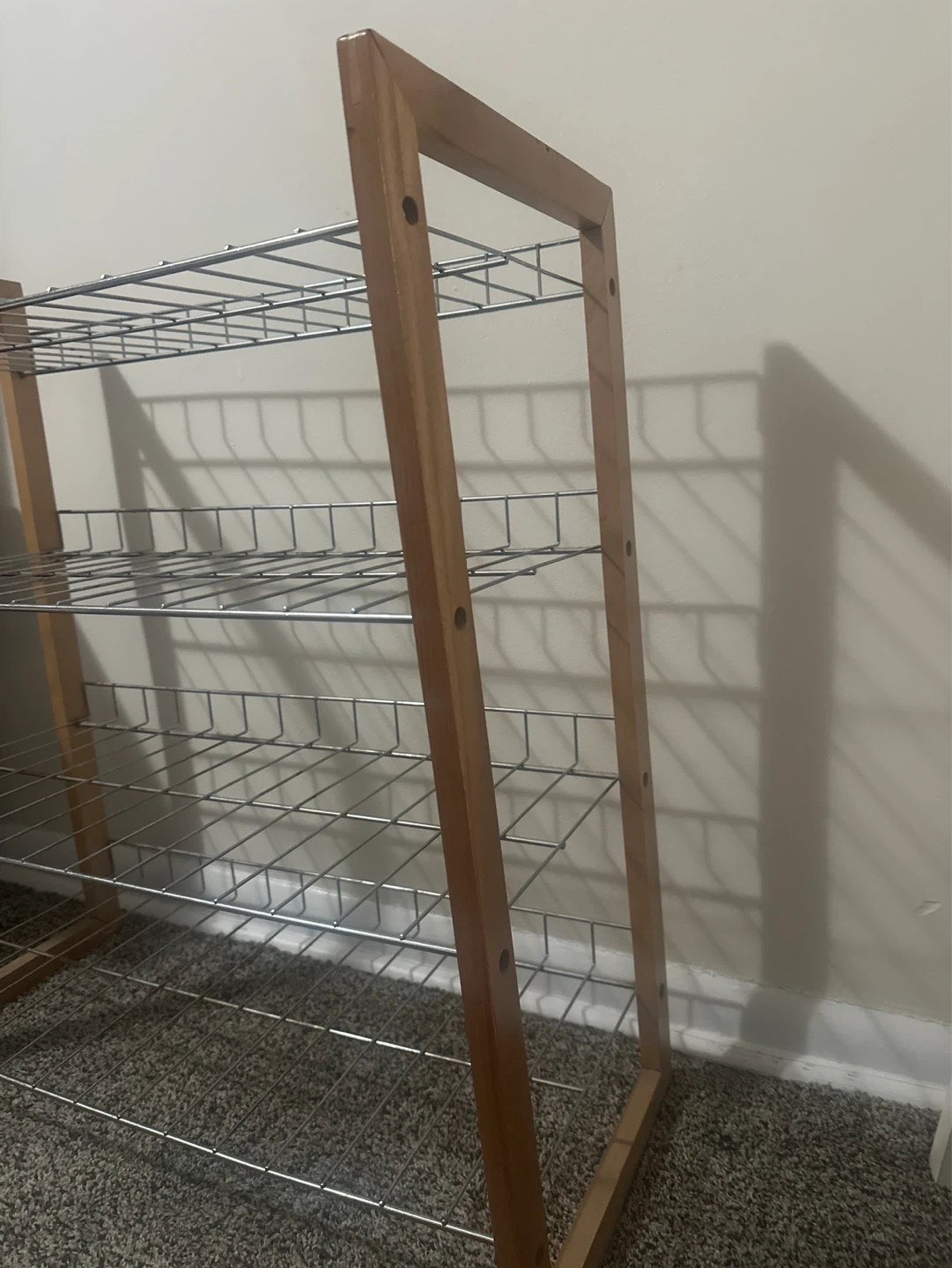 Wooden Shoe Rack - 4 Tier - photo 2