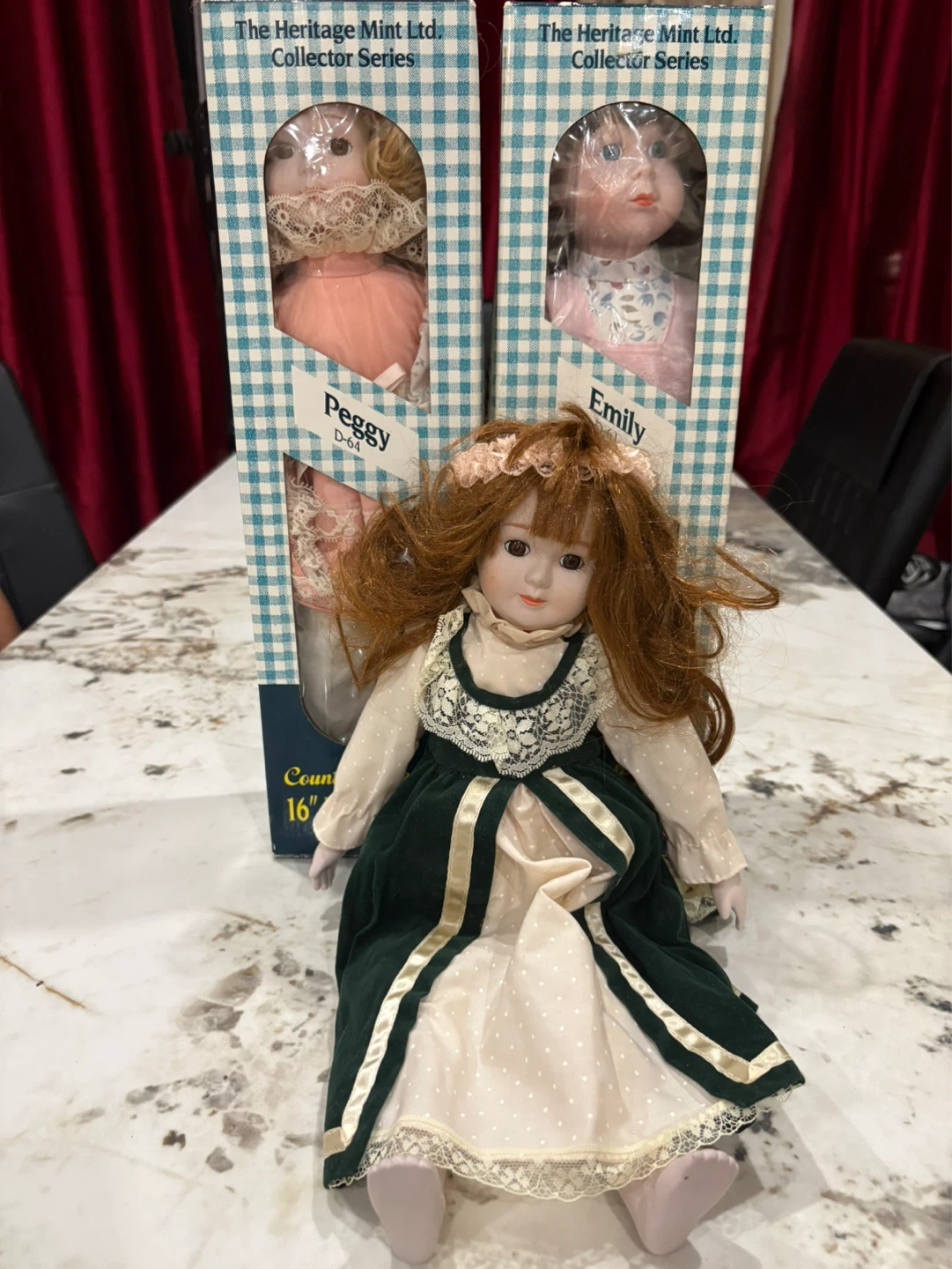 The Heritage Mint Ltd. 16" Porcelain Doll - Peggy