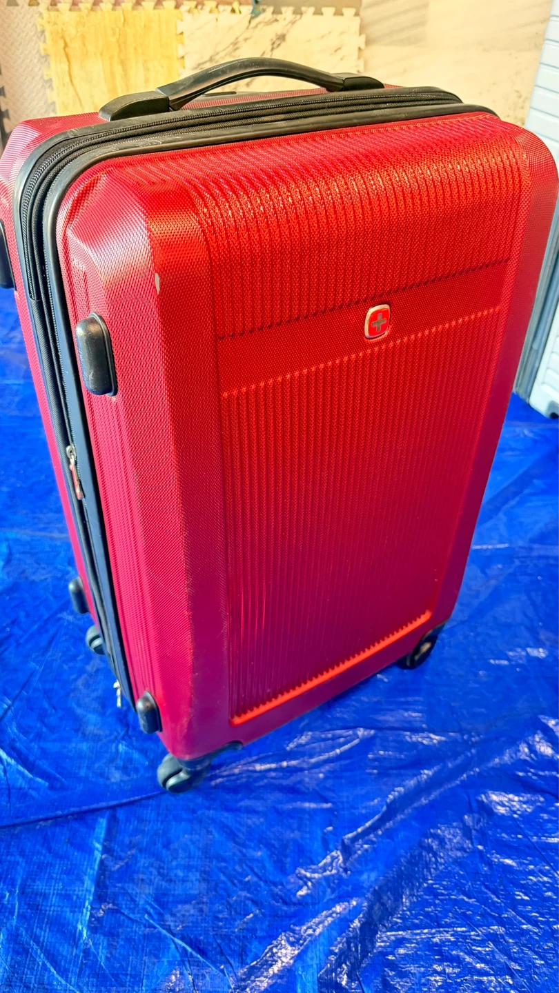 Red Wenger Suitcase
