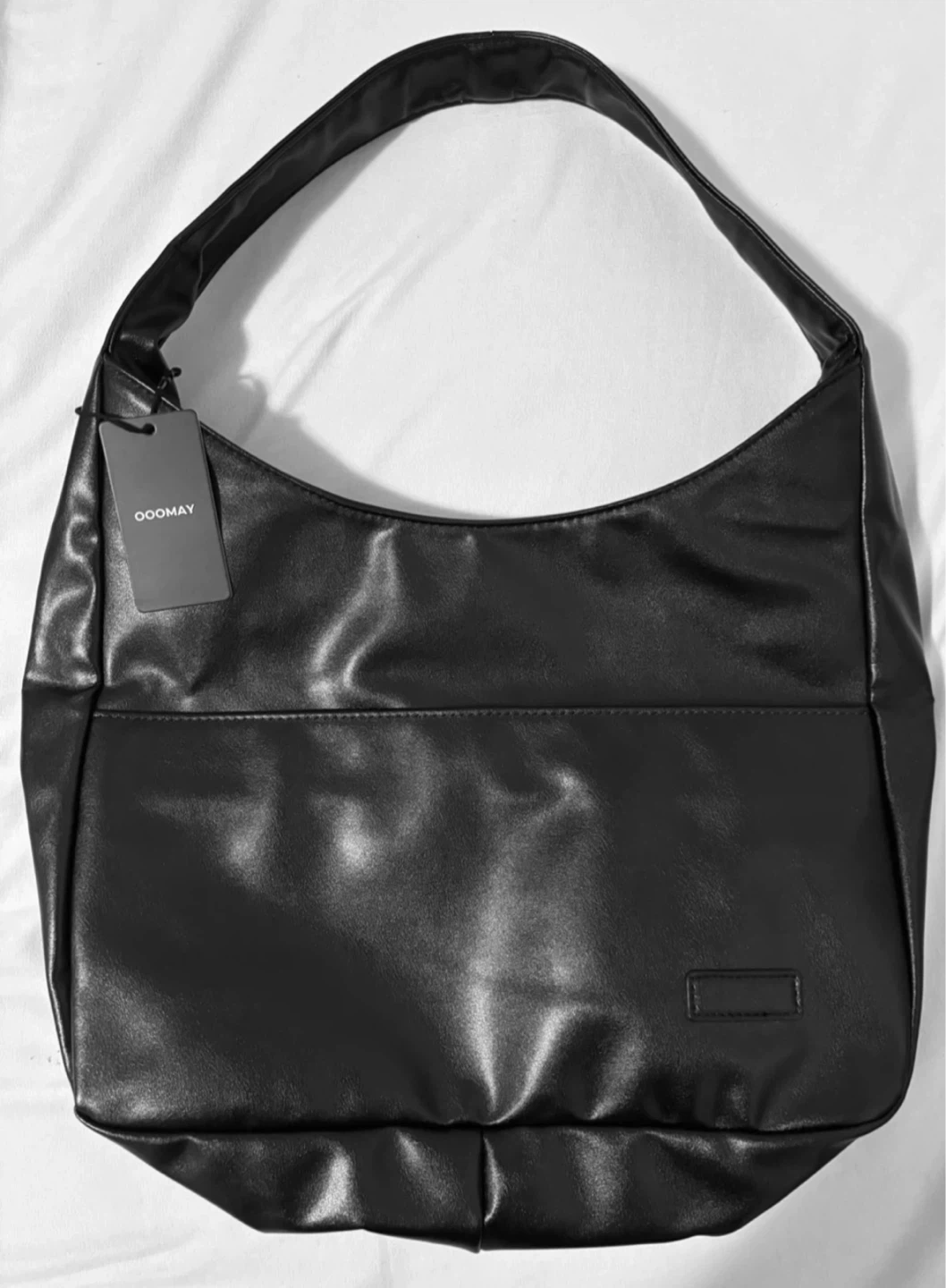 The Maya Bag - OOOMAY Black Leather Shoulder Bag