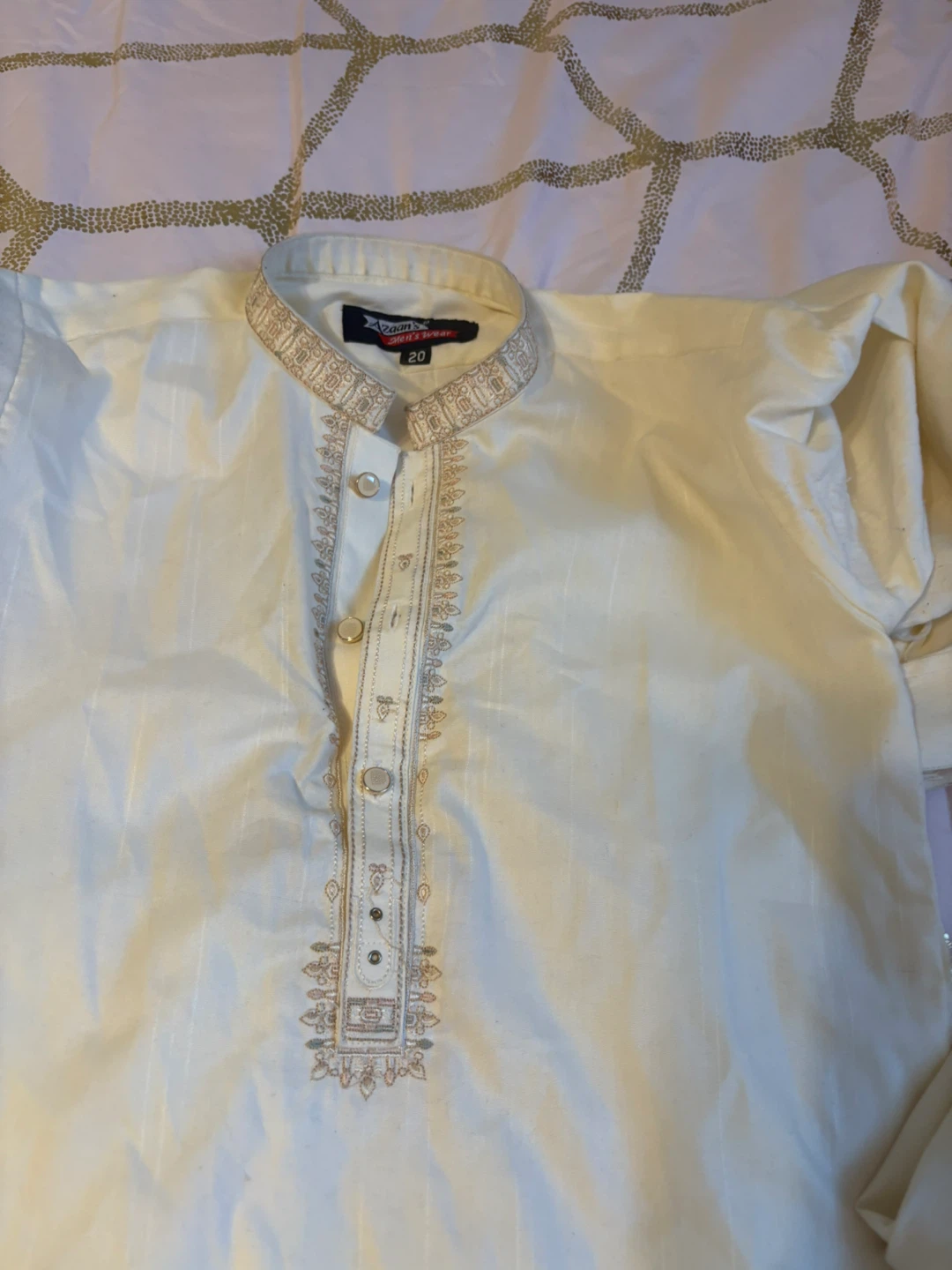 Azaan's kids Wear Cream Kurta - photo 2