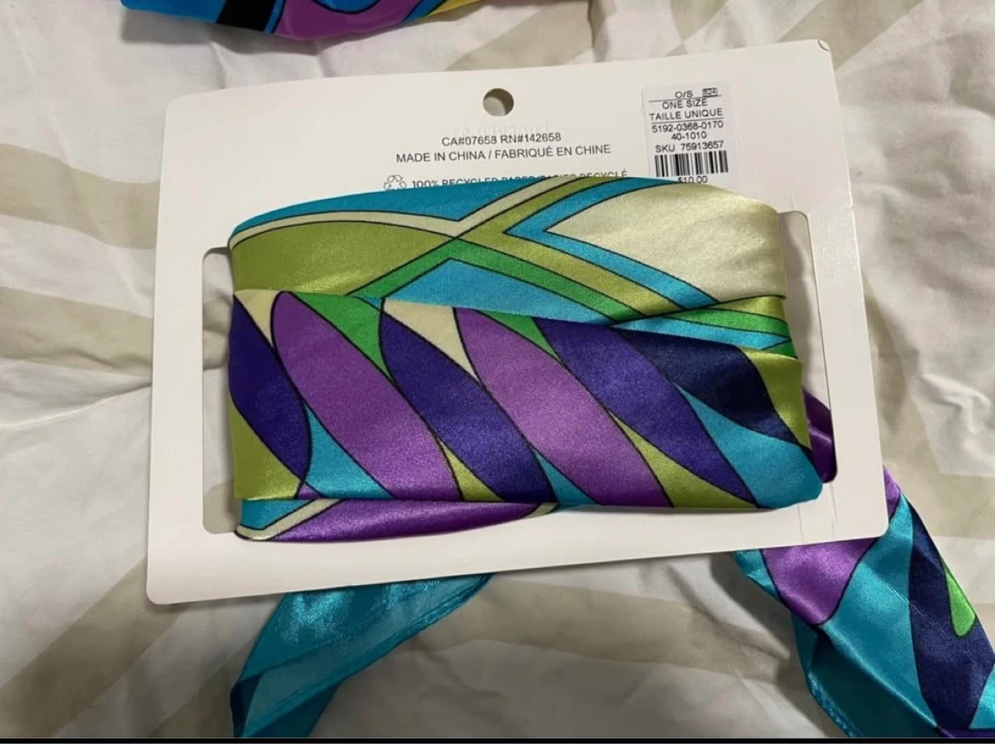 Satin Scarf Top Set - photo 2