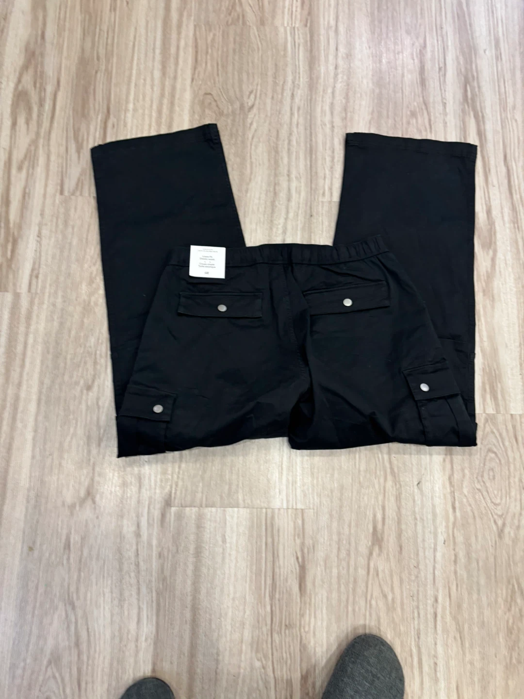 H&M Black Cargo Pants Size Medium - photo 5