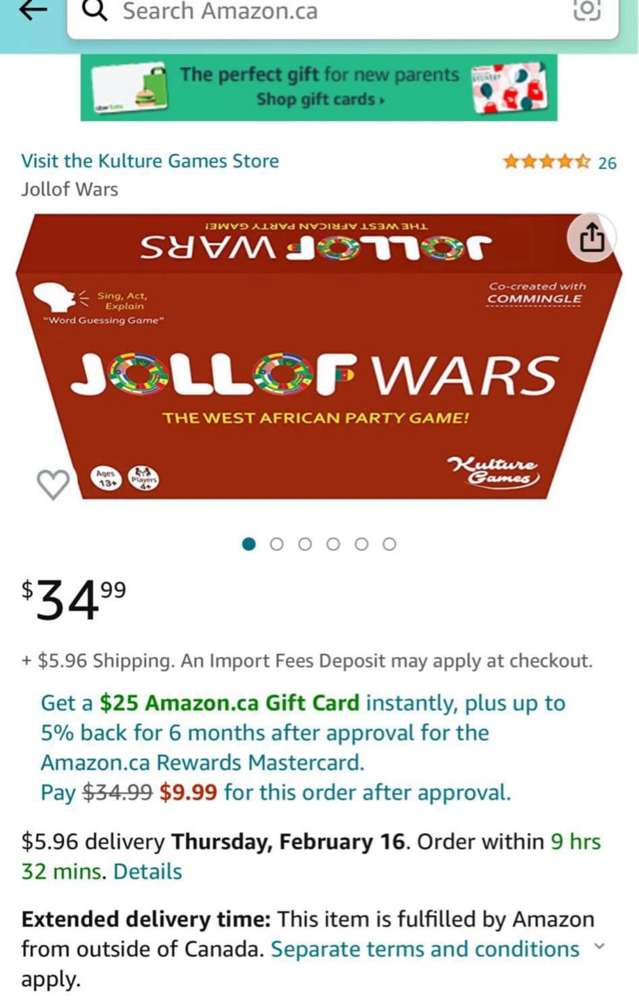 Jollof Wars: The West African Party Game! (Brand New & Sealed) - photo 2