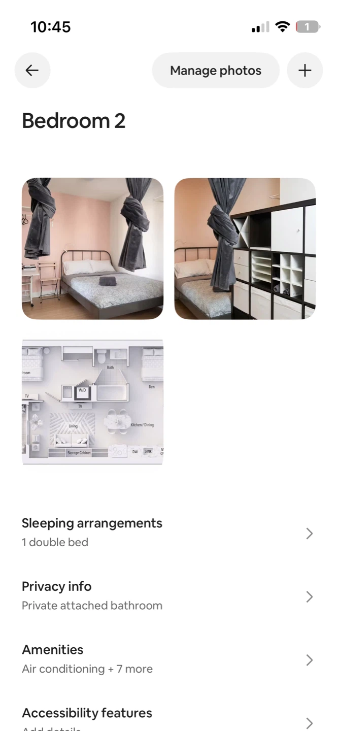 Metal Bed Frame - Double