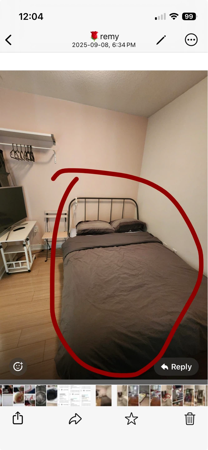 Metal Bed Frame - Double - photo 2