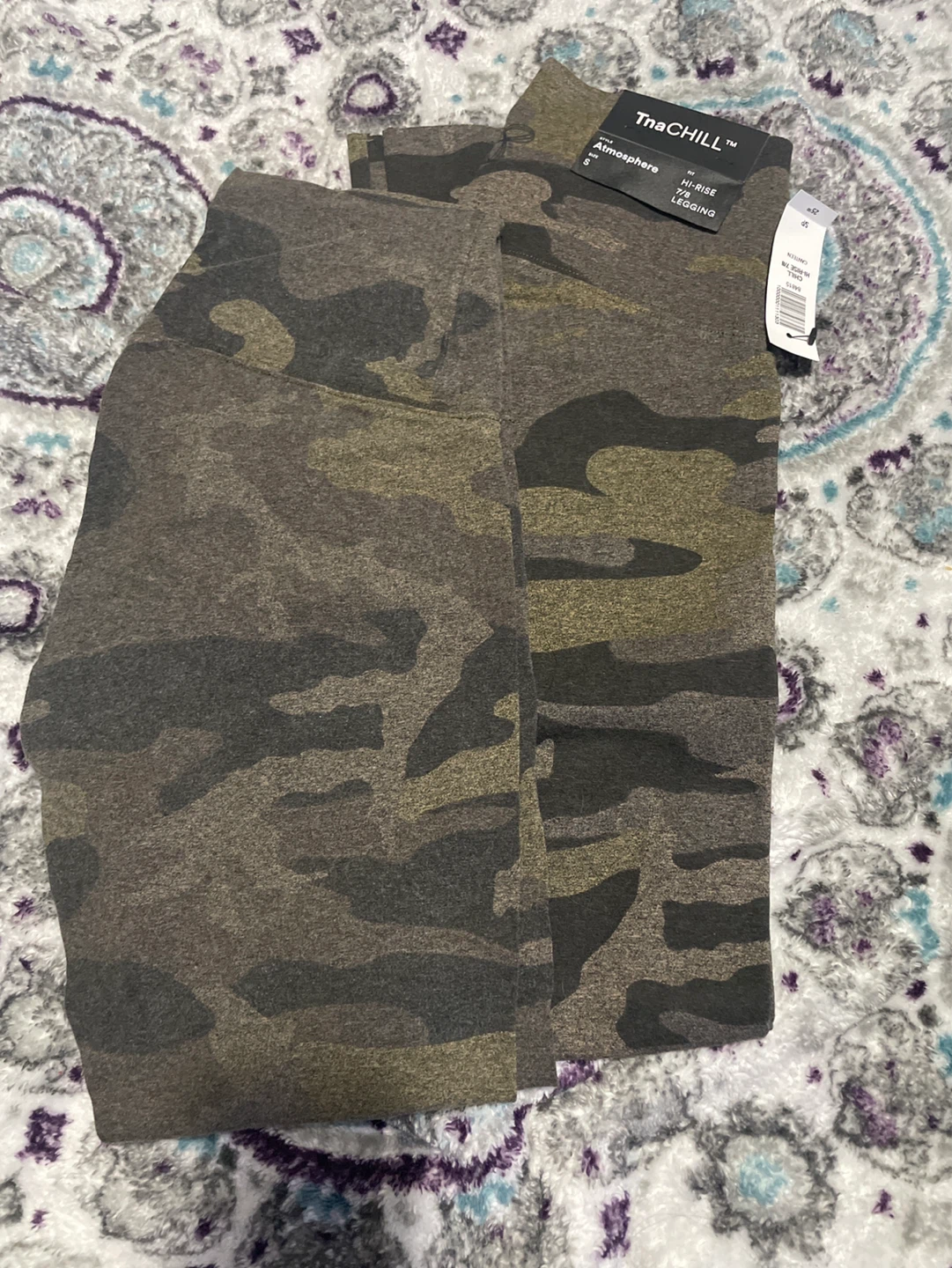 Tna CHILL Atmosphere Hi-Rise 7/8 Legging - Camo Print Size S