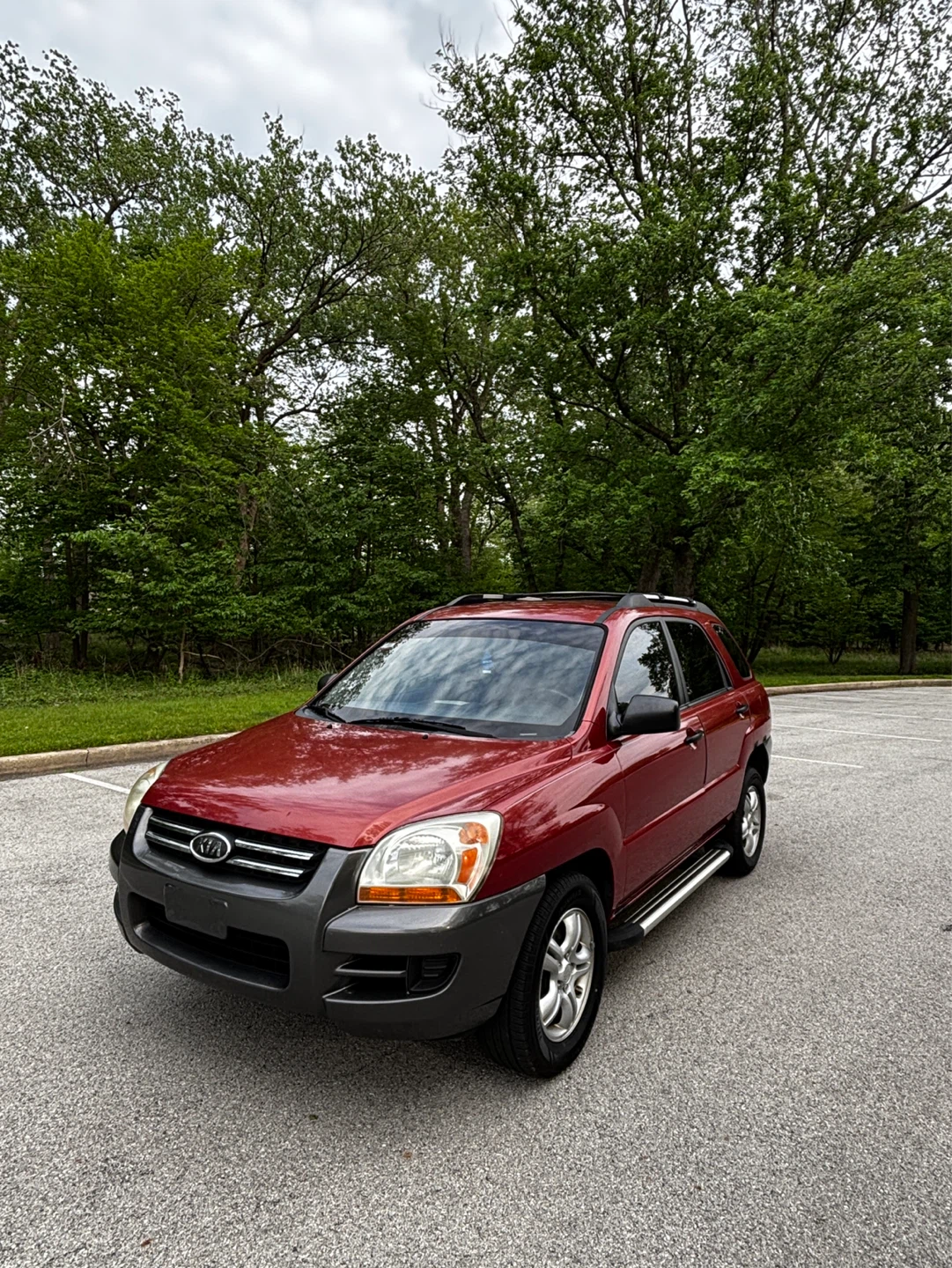 Red Kia Sportage LX SUV