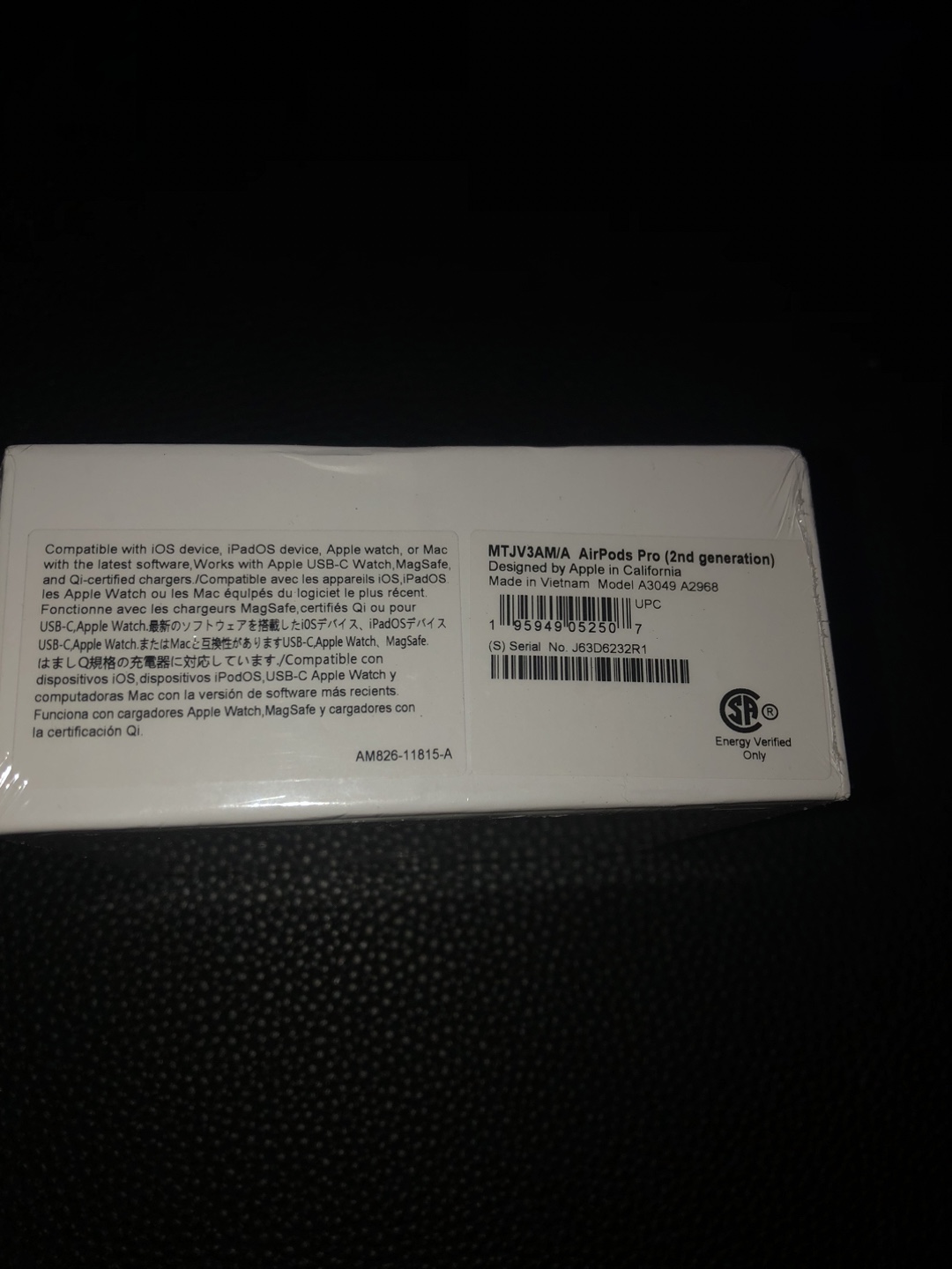 Apple AirPods Pro 2nd generation with MagSafe Charging Case - photo 3